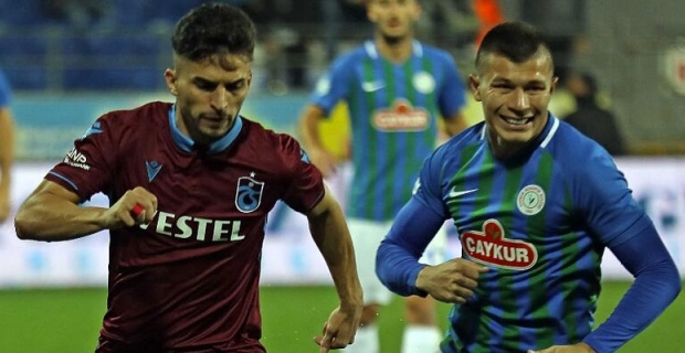 Trabzonspor Rize de  yüzdü 2-1