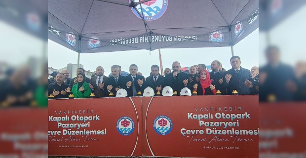 Vakfıkebir'de Kapalı Pazaryeri ve Otopark Projesi'nin temeli atıldı!