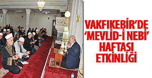 Vakfıkebir'de, 'Mevlîd-i Nebî Haftası' Etkinliği