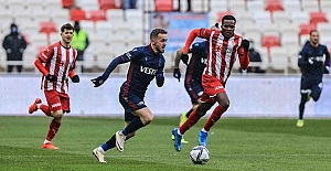 TRABZONSPOR SİVASSPOR’A TAKILDI 1-1