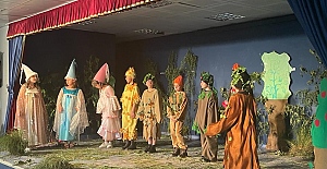 Kemaliye Adnan Demirtürk ilkokulu öğrencilerinden çevre mesajı!