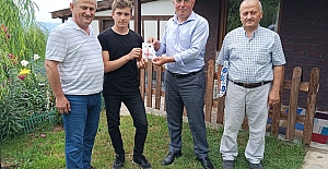 Vakfıkebir’in Gururu Mehmet Emin Salih, ödüllendirildi!