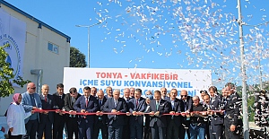 Vakfıkebir - Tonya İçme Suyu Konvansiyonel Arıtma Tesisi düzenlenen bir törenle hizmete girdi