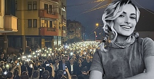 Trabzon Beşikdüzü’nde Sinem Topaloğlu ve tüm kadınlar için sessiz yürüyüş yapıldı