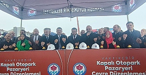 Vakfıkebir'de Kapalı Pazaryeri ve Otopark Projesi'nin temeli atıldı!