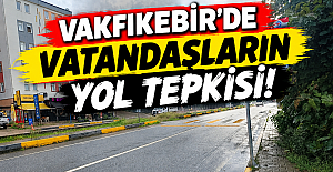 Vakfıkebir'de Vatandaşların Yol Tepkisi!